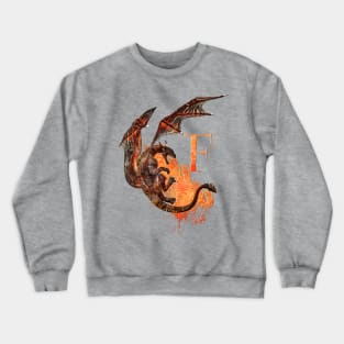 Drachen Buchstabe F Crewneck Sweatshirt